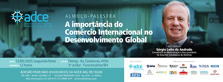 ADCE-MG – Almoço-palestra – 12/05