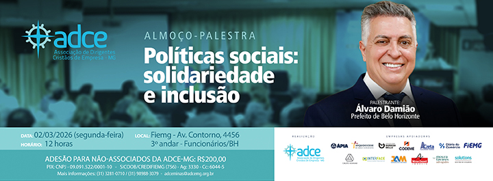 Almoço-palestra ADCE-MG – 02/03/2026